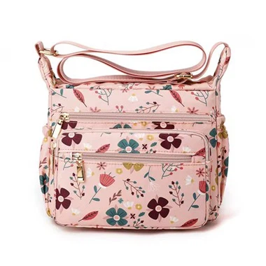 Bedruckte Umhängetasche aus Nylon